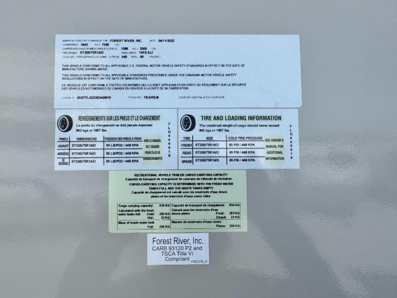 2022 Forest River RV Flagstaff Micro Lite 25BDS photo 42