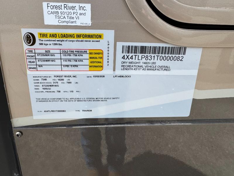 2026 Forest River RV Lost Pines HEMLOCK photo 10