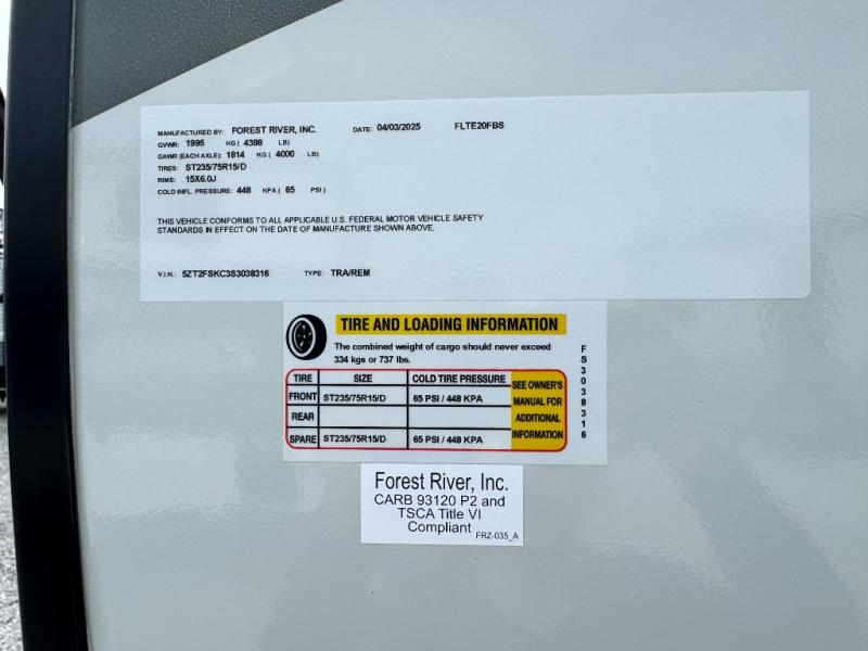 2025 Forest River RV Flagstaff E-Pro E20FBS photo 9