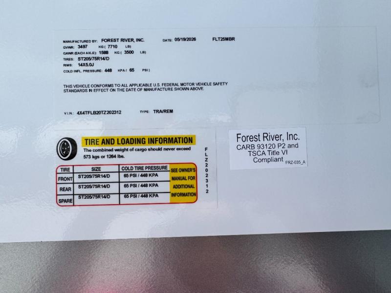 2026 Forest River RV Flagstaff Micro Lite 25MBR photo 35