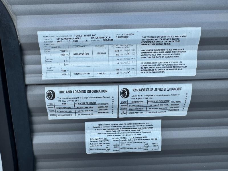 2021 Coachmen RV Catalina Legacy 263BHSCK photo 37