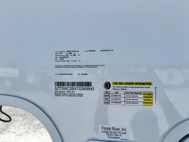 2026 Forest River RV Wildcat 37GALLEY photo 41