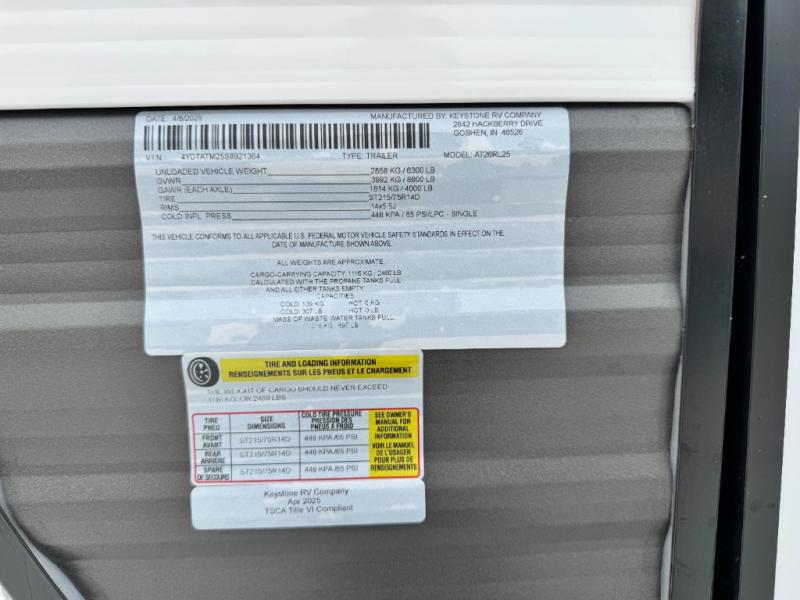 2025 Dutchmen RV Aspen Trail LE 26RL photo 34
