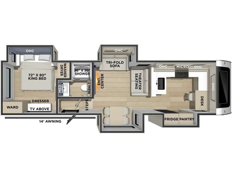 2027 Forest River RV Columbus 360FK floorplan