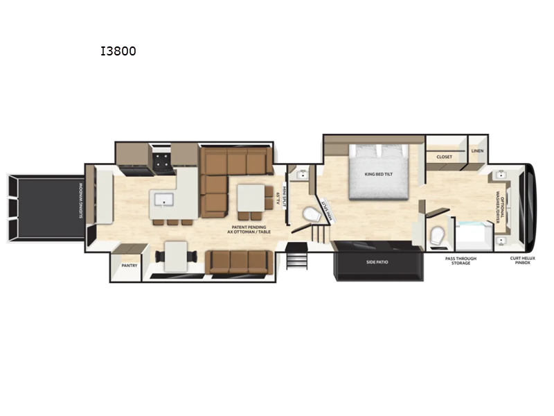 2026 Axiom RV Imperium I3800 floorplan